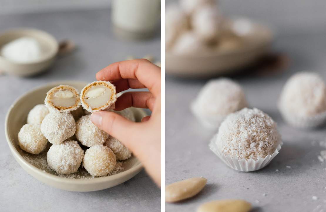 R767 Vegan Raffaello (Coconut-Almond Truffles)