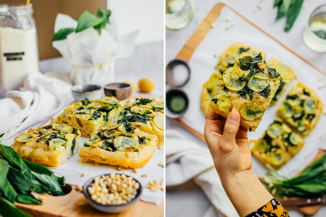 R294 Vegan WIld Garli Focaccia