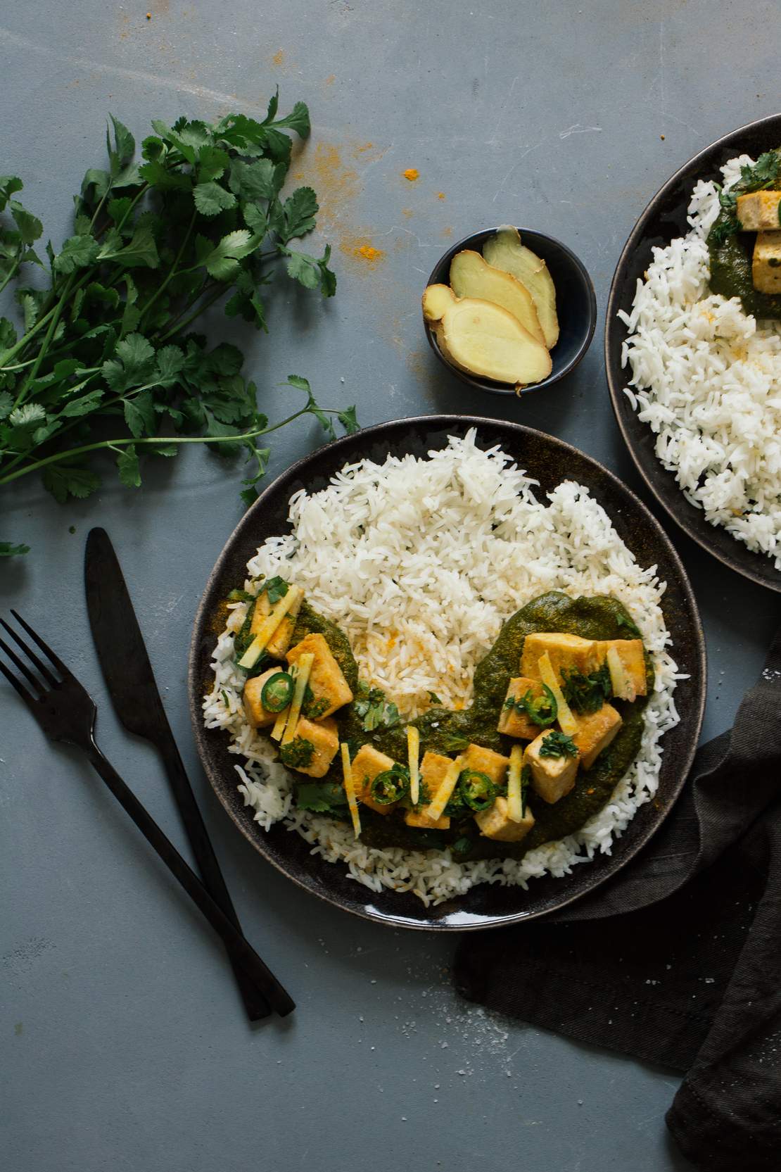 R267 Vegan Palak Paneer