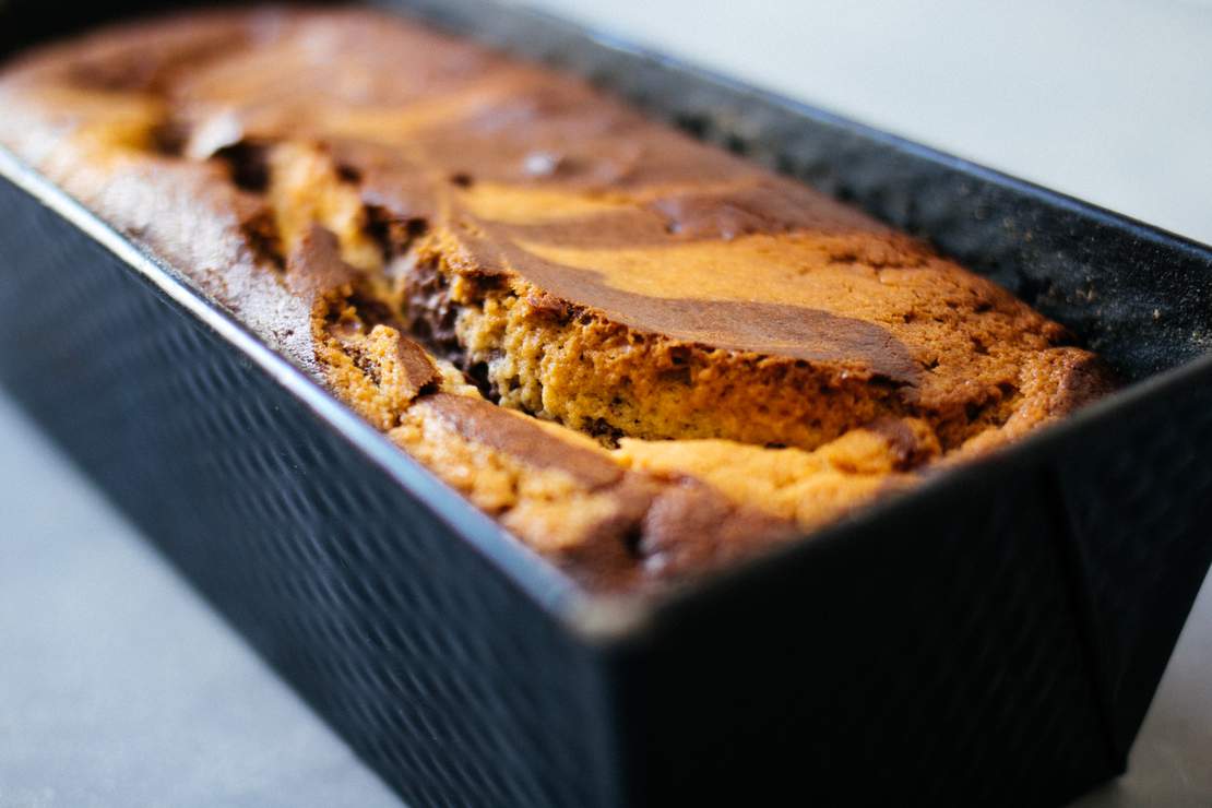 R364 Saftiger, veganer Marmorkuchen