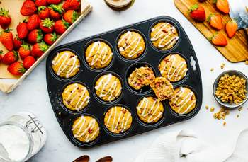 Vegan Strawberry Breakfast Muffins