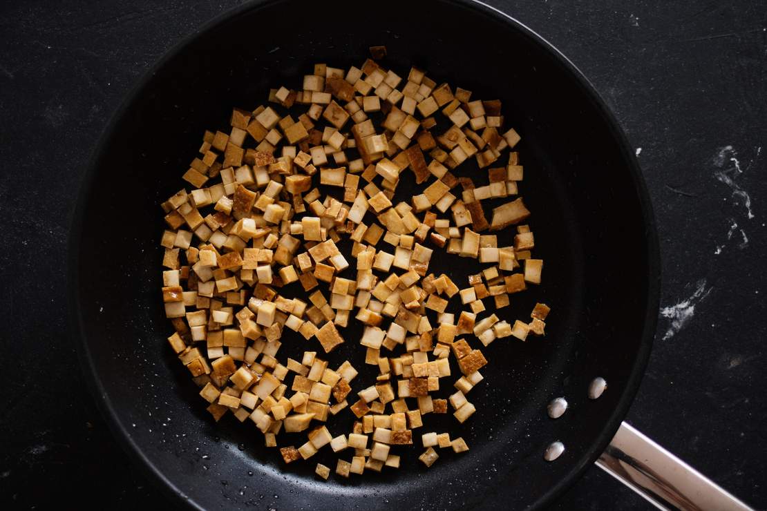 R126 Vegane Kartoffelsuppe mit Wienern & Räuchertofu