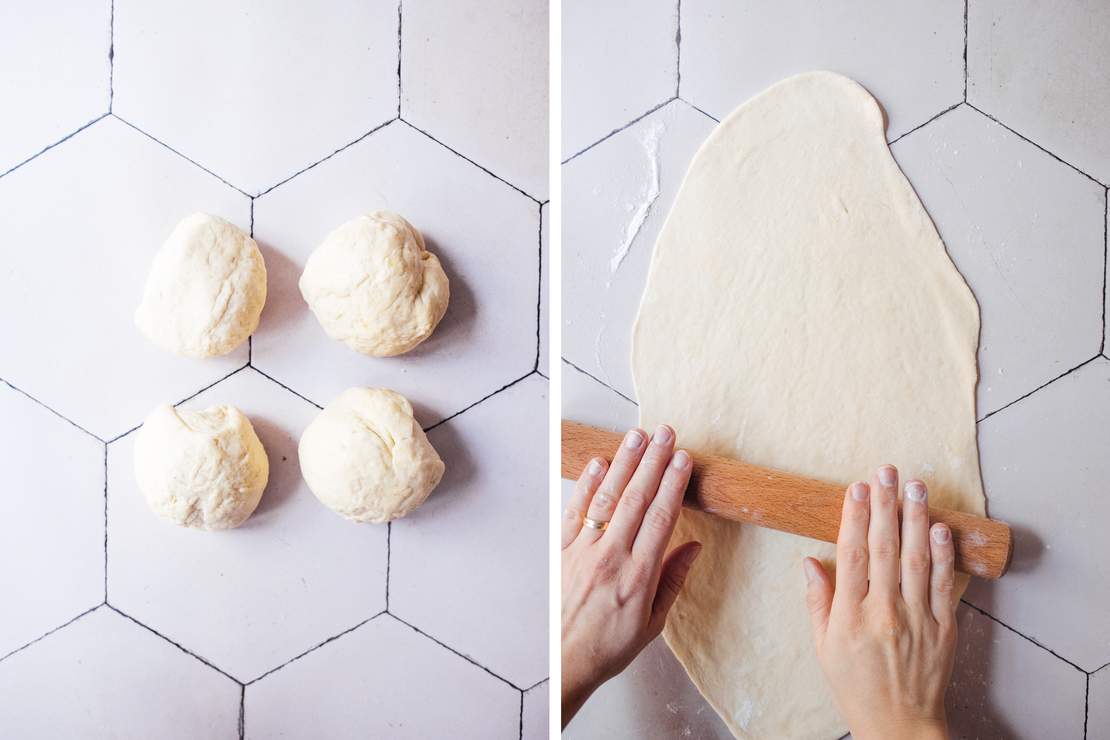 R251 Vegan yeast buns filled with hazelnut