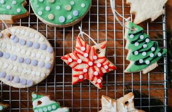Vegan Christmas Tree Cookies