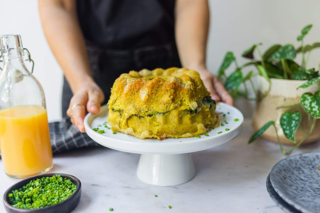 Savory Breakfast Bundt Cake 