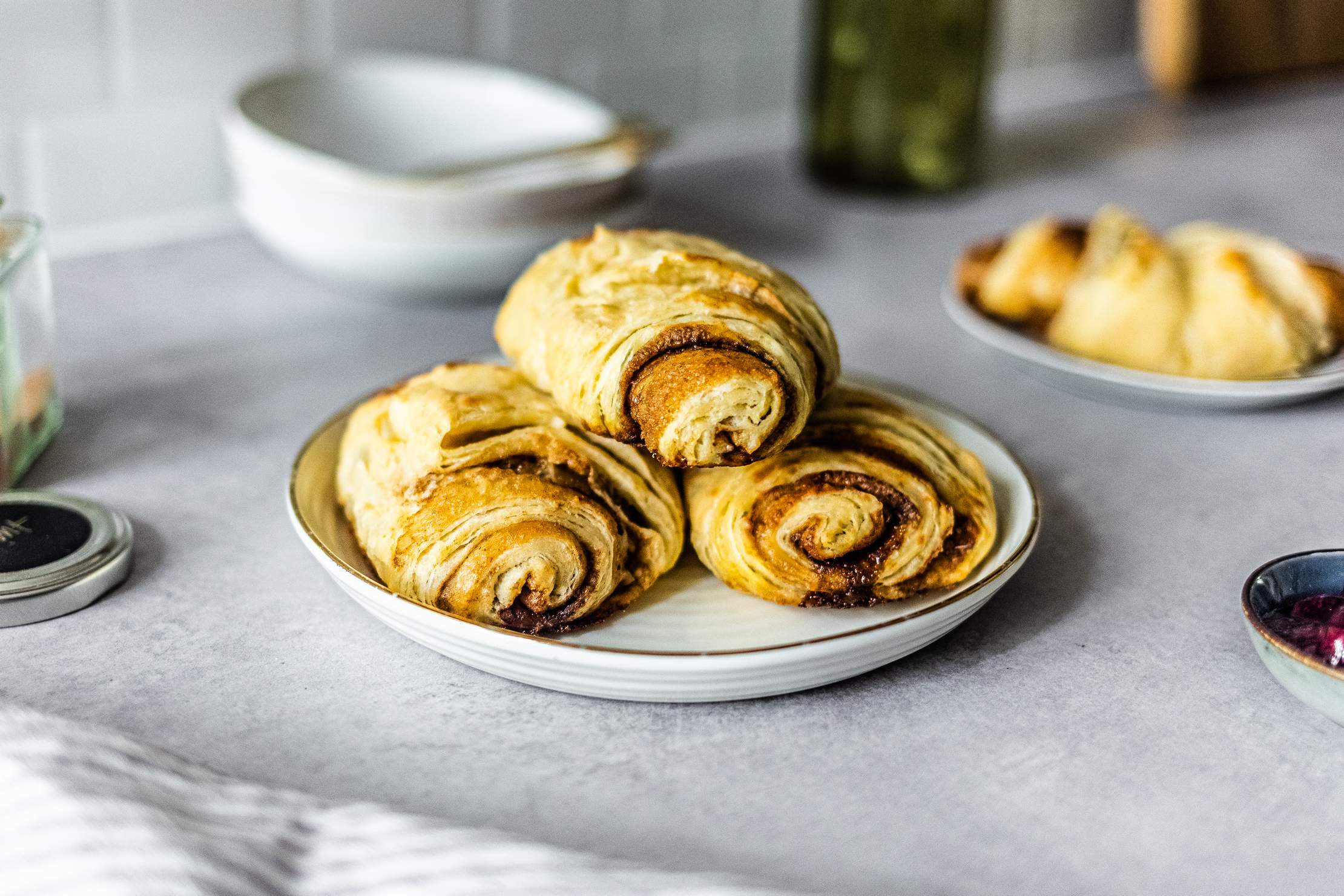 Vegane Franzbrötchen - Zucker&amp;Jagdwurst