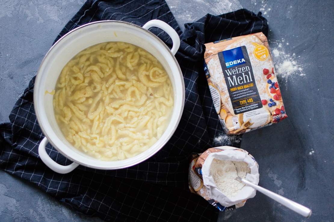 R341 Veganer Sauerbraten mit Spätzle & Rotkraut