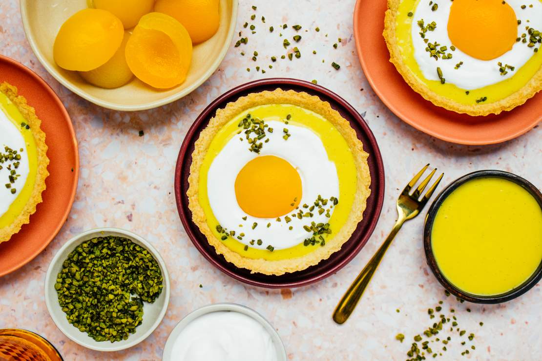 R373 Oster-Tartelettes mit veganem Eierlikör