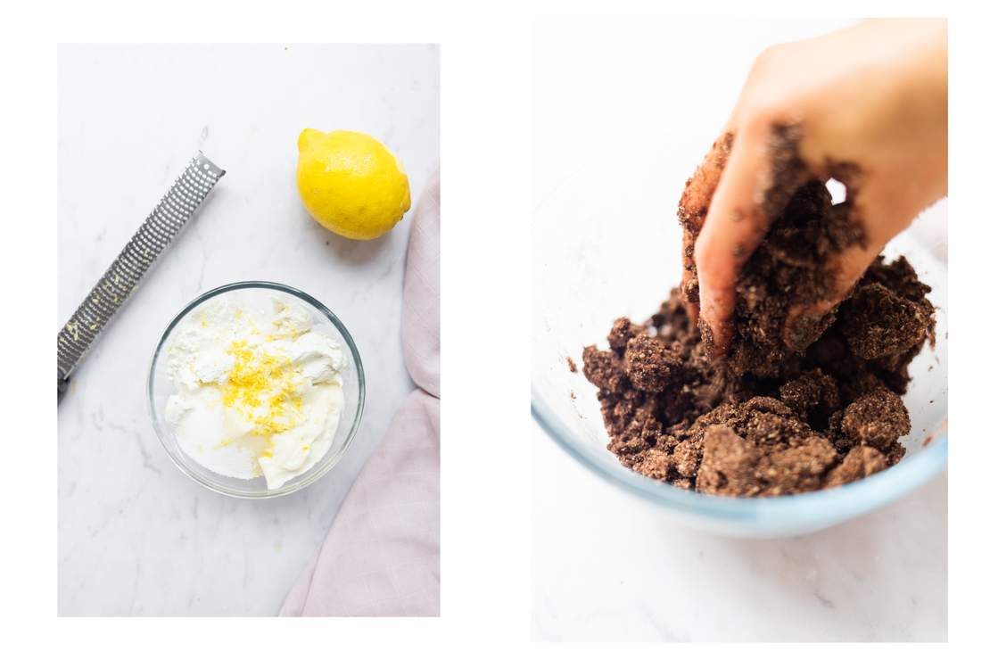 R661 Vegan Chocolate Cherry Muffins with Cheesecake Filling