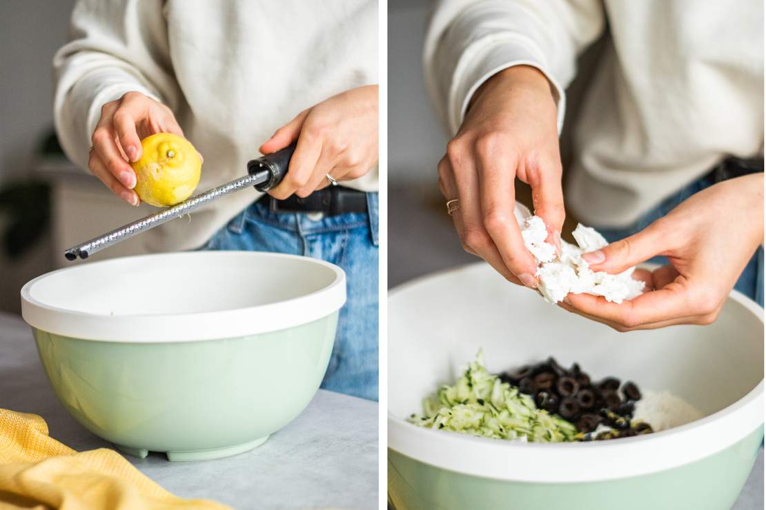 R776 Veganes Zucchinibrot mit „Feta“ und Pekannüssen