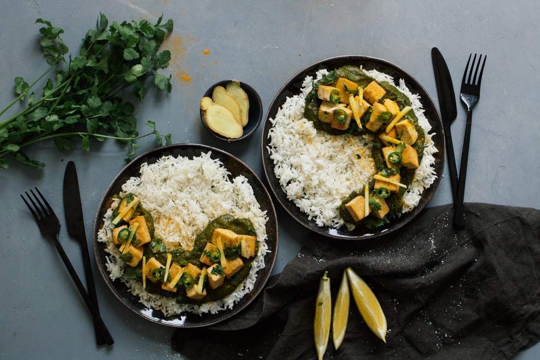 R267 Vegan Palak Paneer