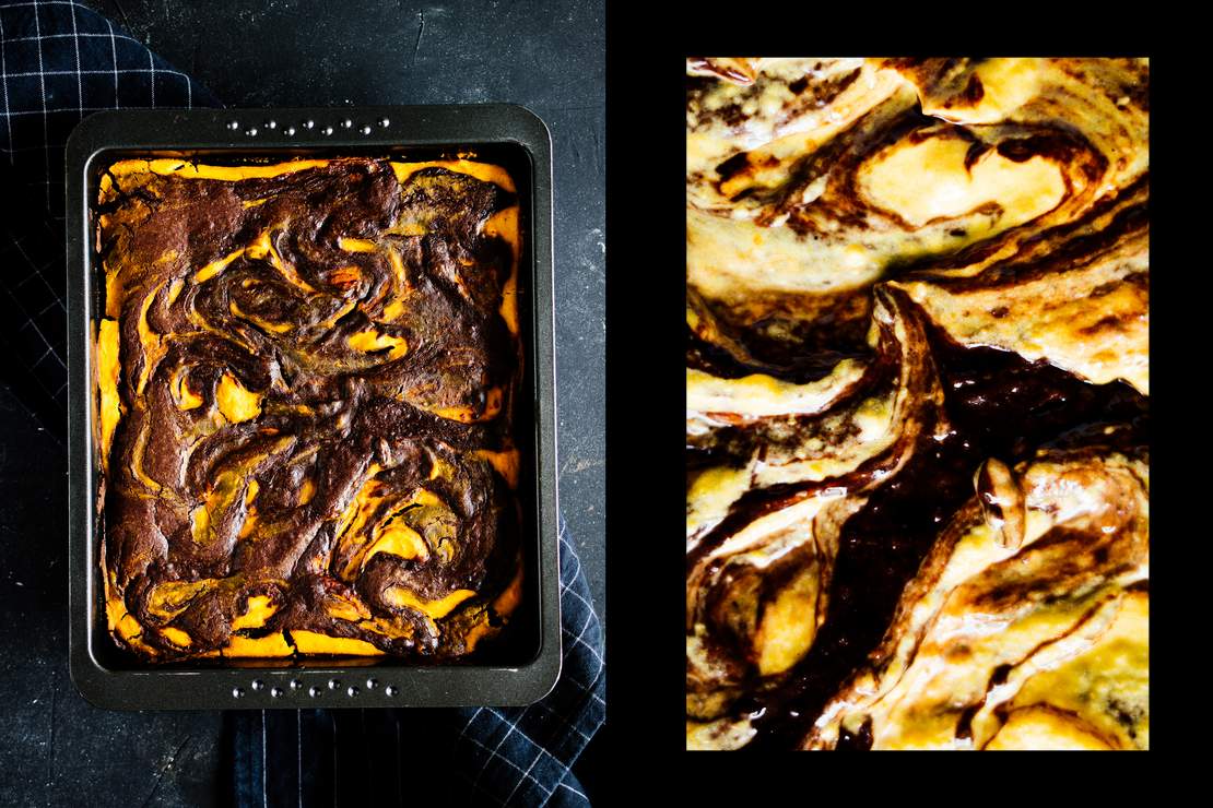 R569 Vegane Kürbis-Brownies