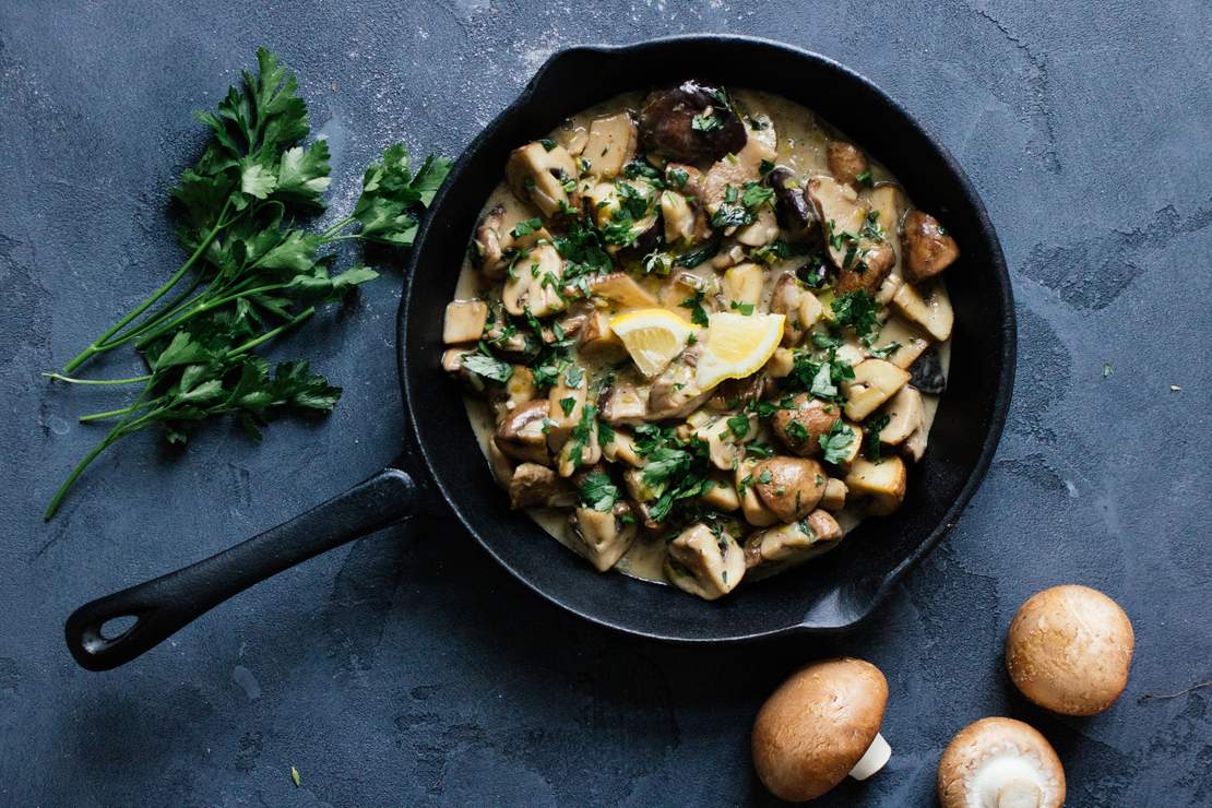 R211 Creamy Mushroom Ragout with Rice