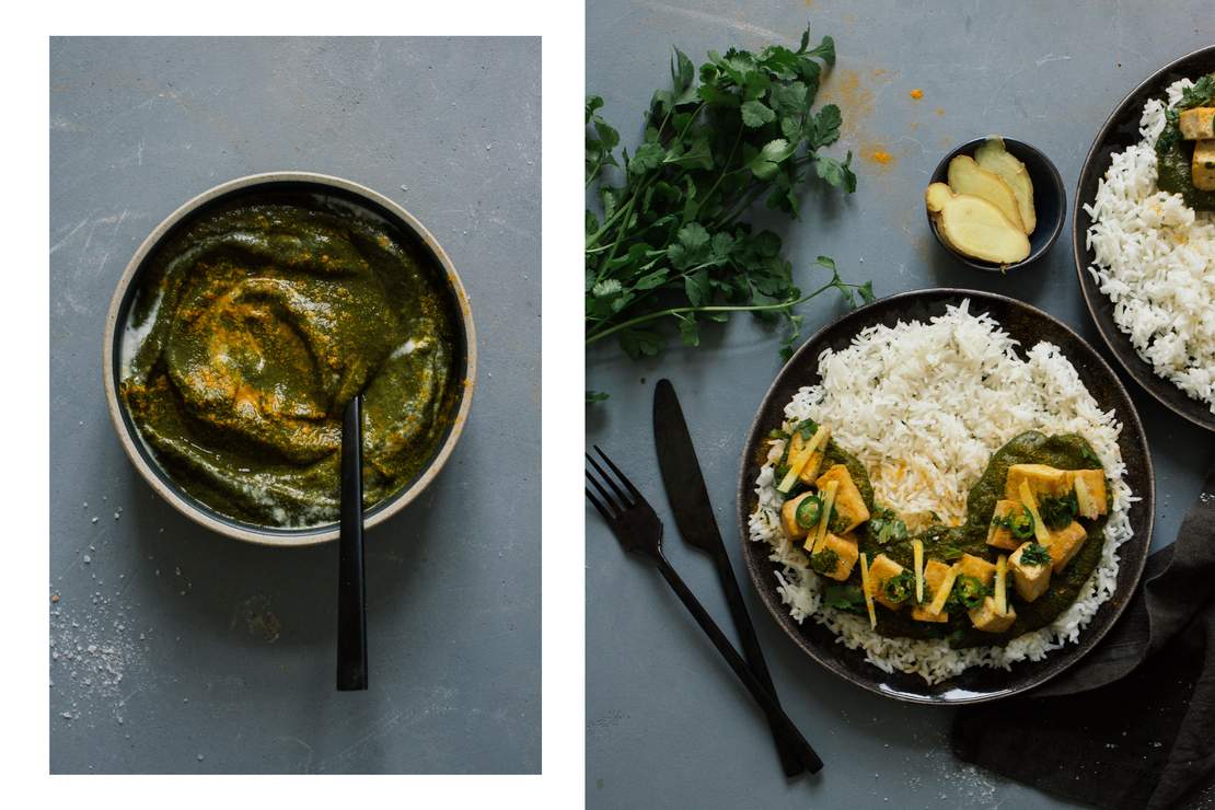 R267 Vegan Palak Paneer