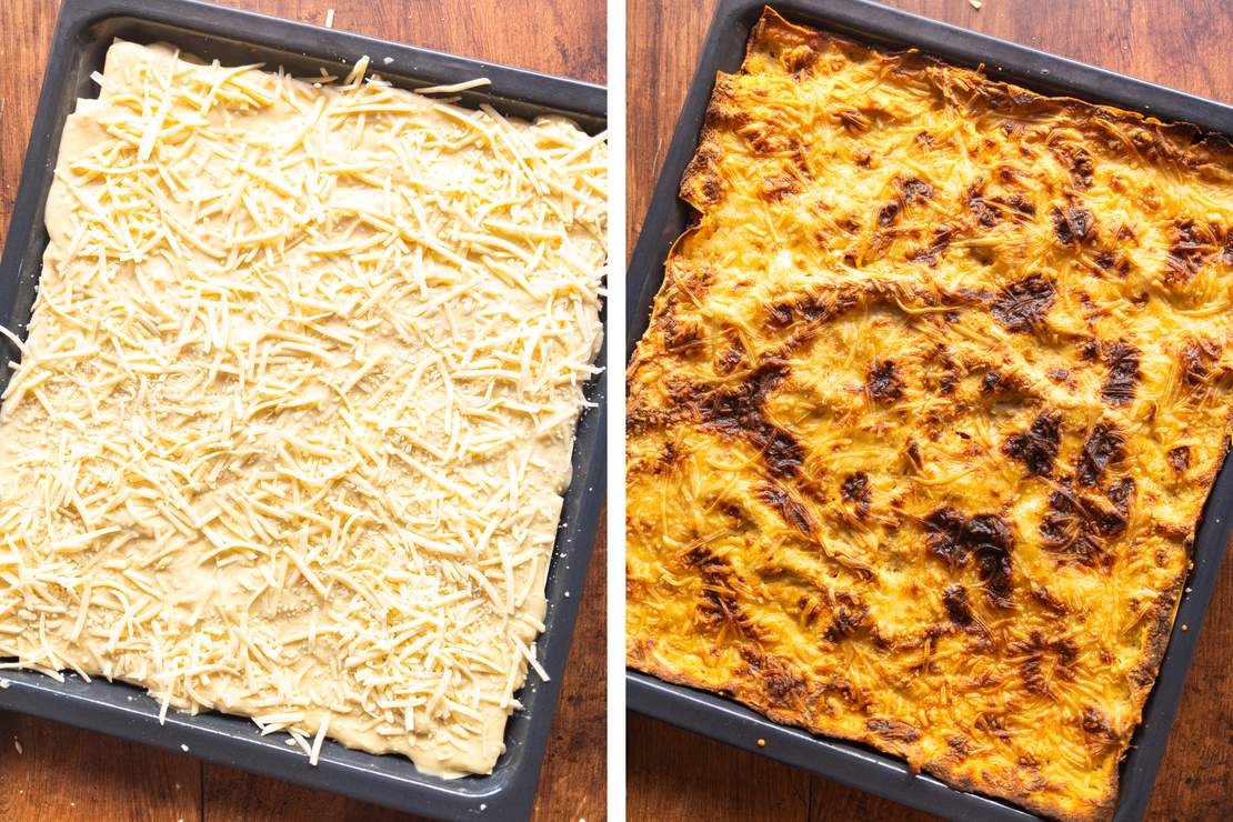 R952 Einfache vegane Lasagne vom Blech