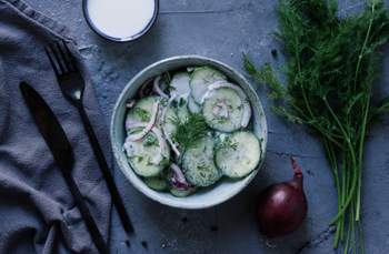 Vegan Cucumber Salad