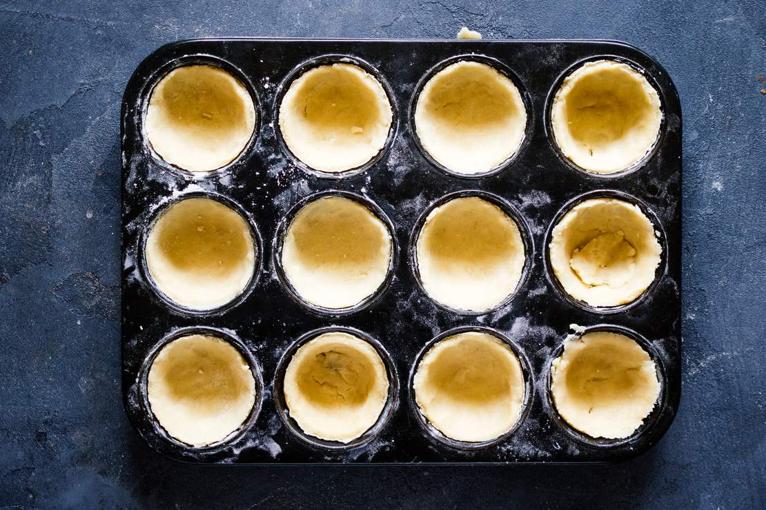 R26 Vegane Mini-Pies mit Artischocke & Spinat