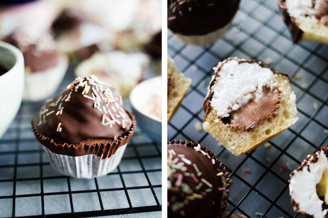 R479 Vegane Cupcakes gefüllt mit Eis