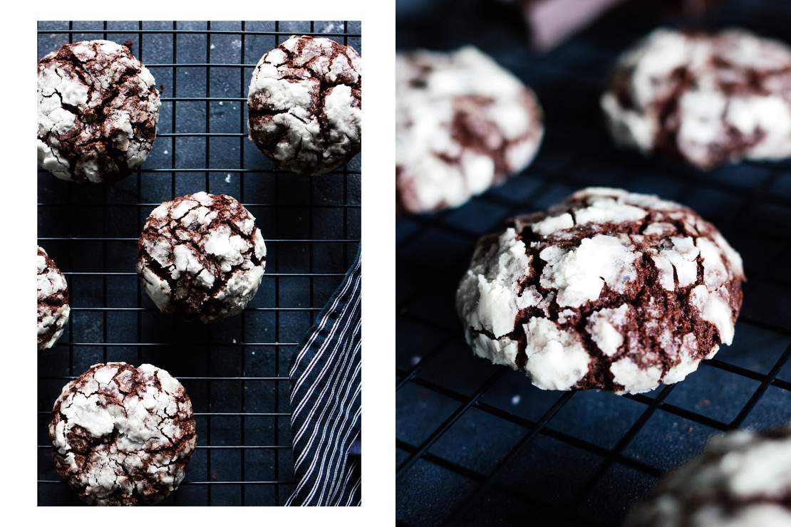 R485 Vegane Chocolate Brownie Crinkle Cookies