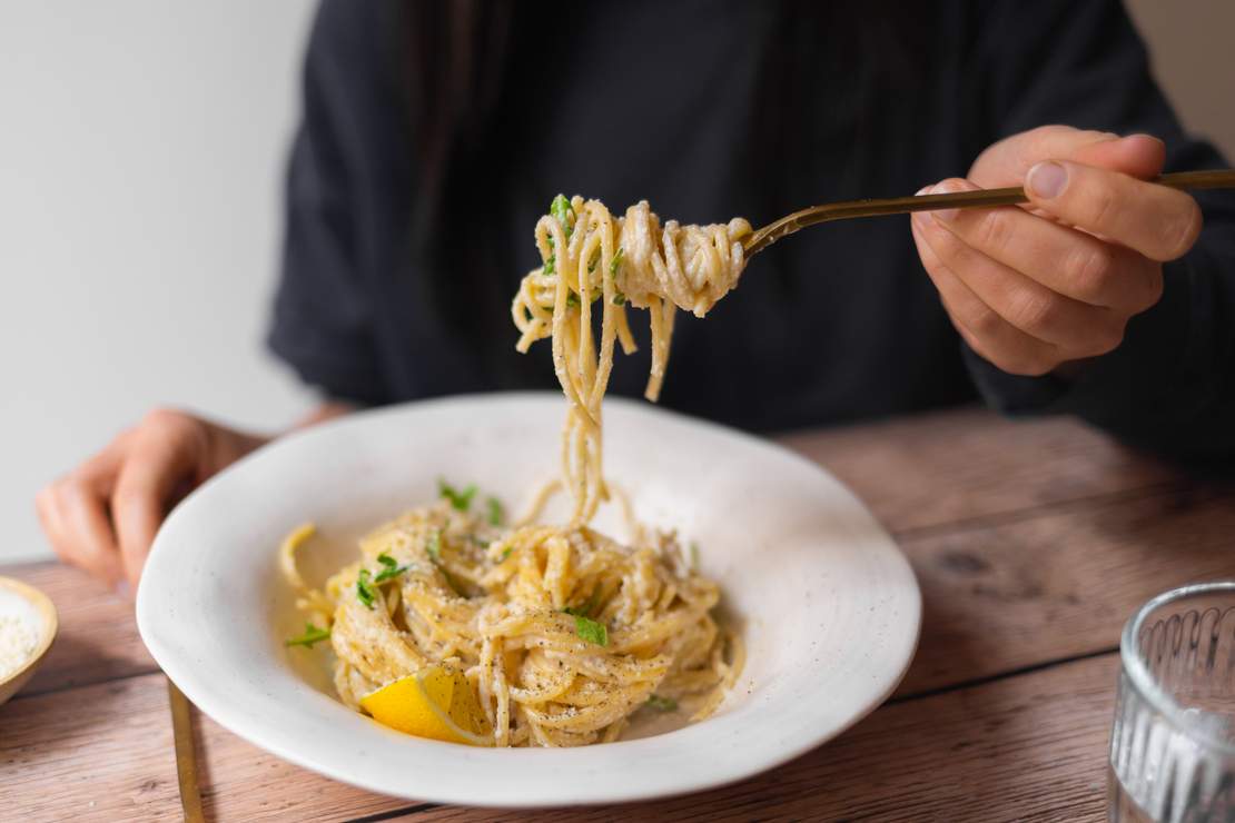 R140 Vegan Pasta Cacio e Pepe