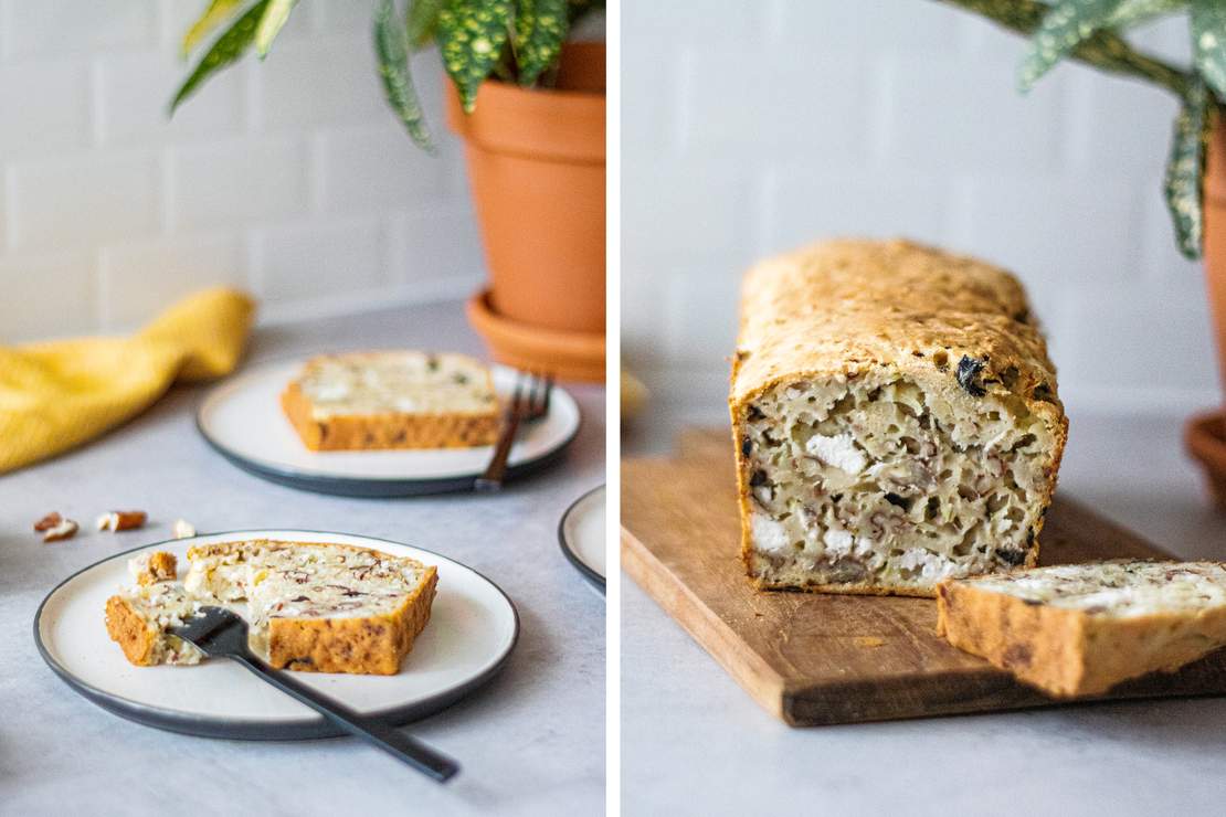 R776 Vegan Zucchini Bread with „Feta“ and Pecans