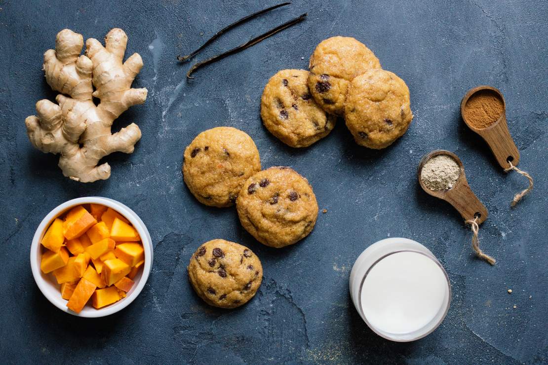 R210 Vegane Snickerdoodles mit Kürbis