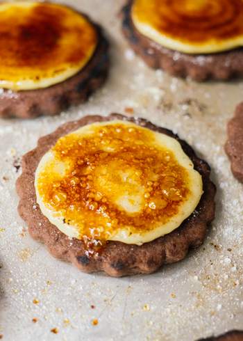 Vegane Creme Brûlée Kekse