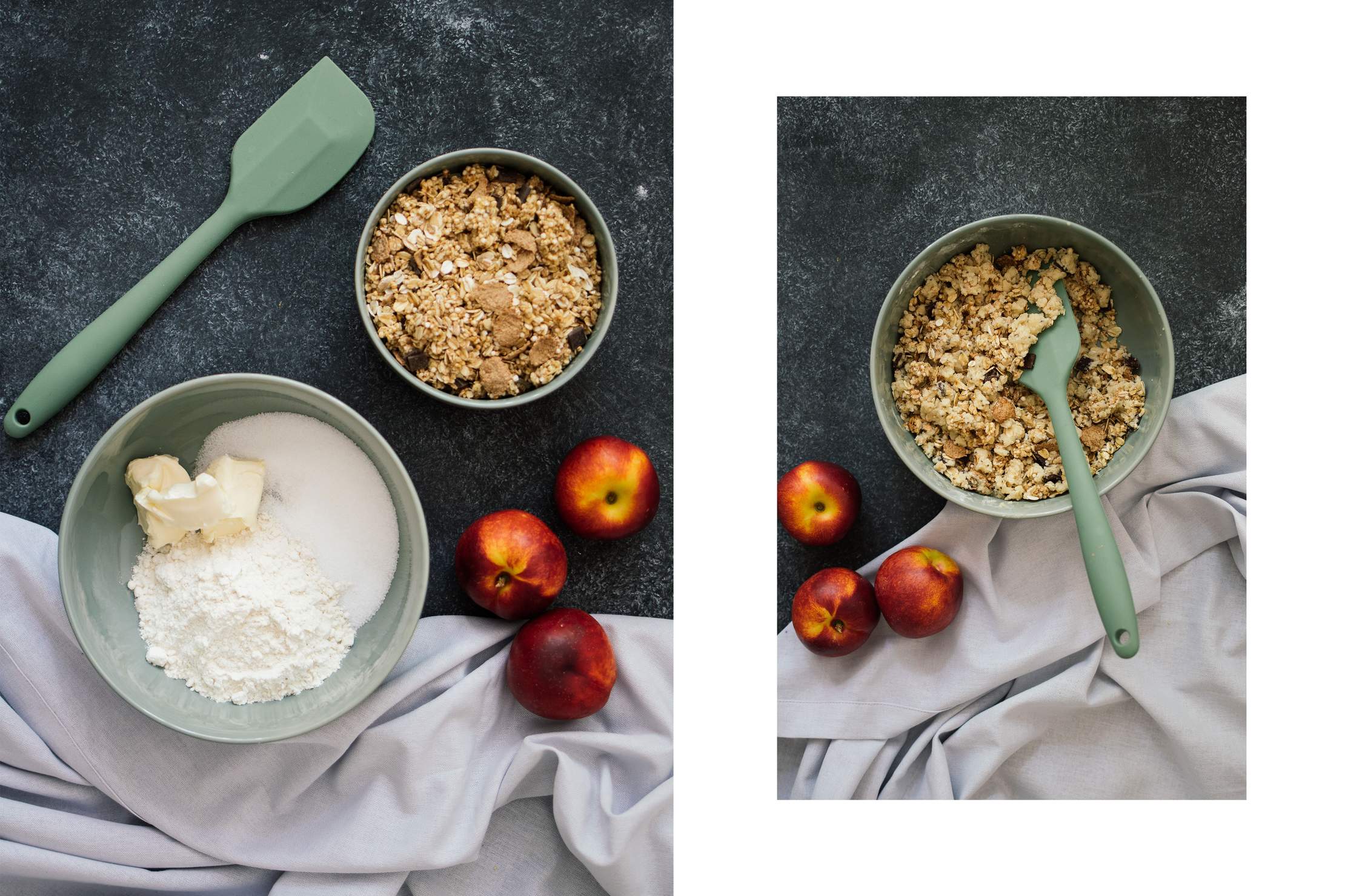 Gegrillte Früchte mit Müsli-Crumble - Zucker&amp;Jagdwurst