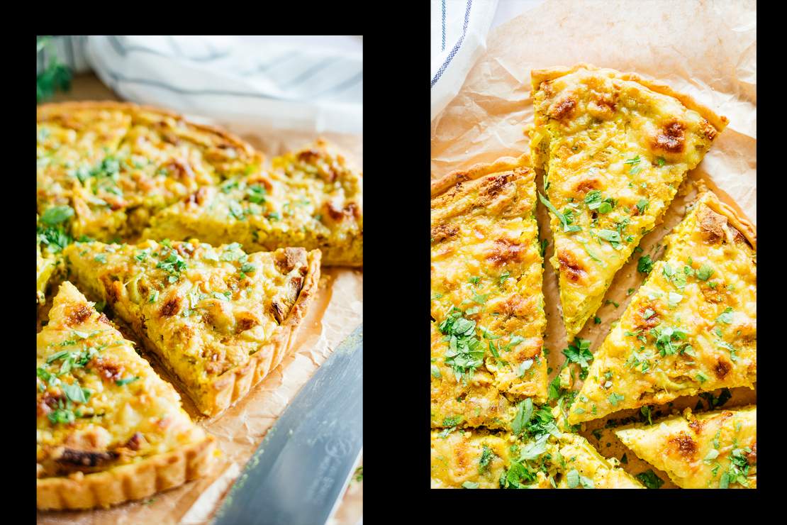 R45 Vegane Mini Quiche Lorraine