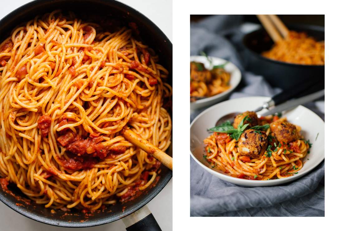 R133 Spaghetti Polpetto meat balls