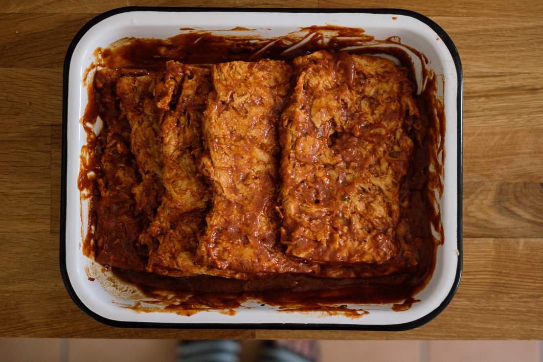 Gegrillte Sojasteaks in würziger Marinade - Zucker&amp;Jagdwurst