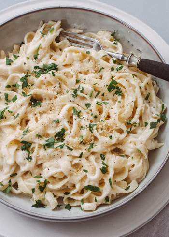 Vegane Fettuccine Alfredo