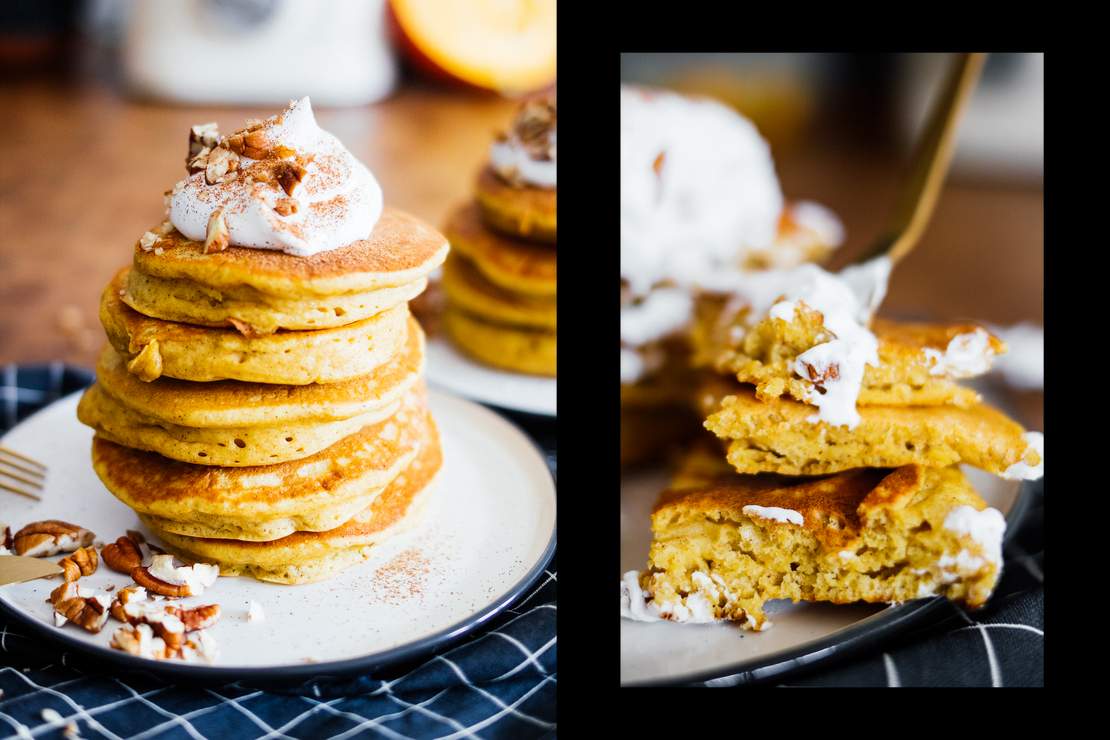R579 Vegan Pumpkin Spice Pancakes