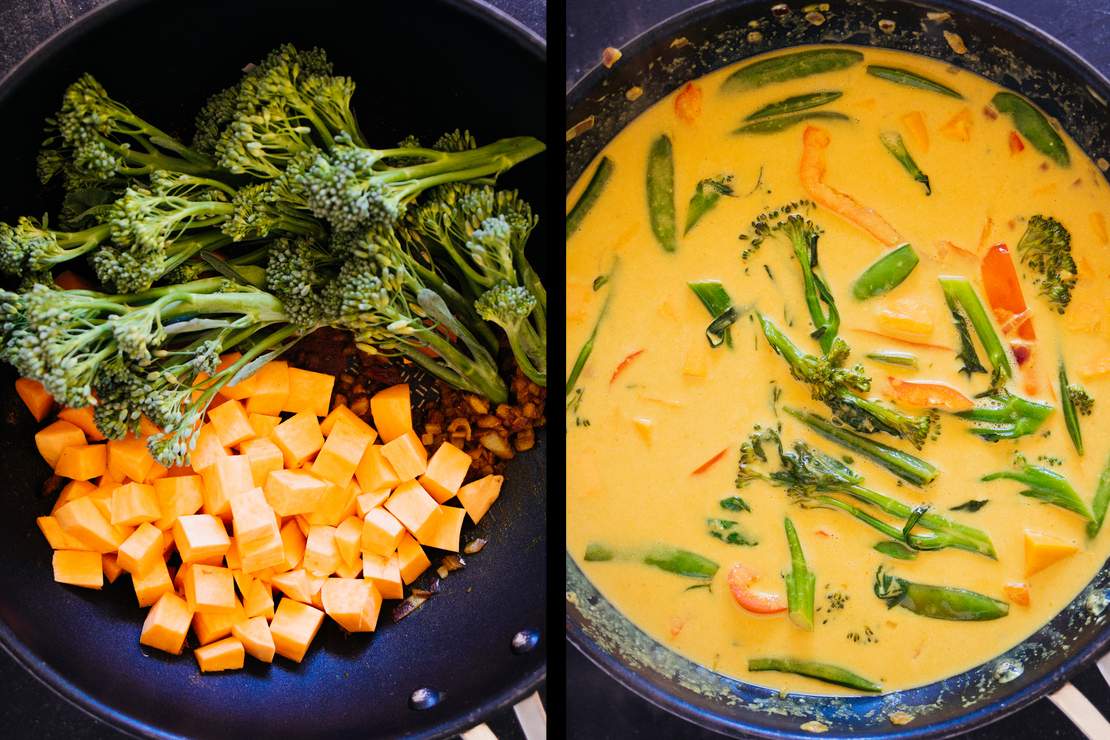 R558 Yellow Veggie Curry with Rice