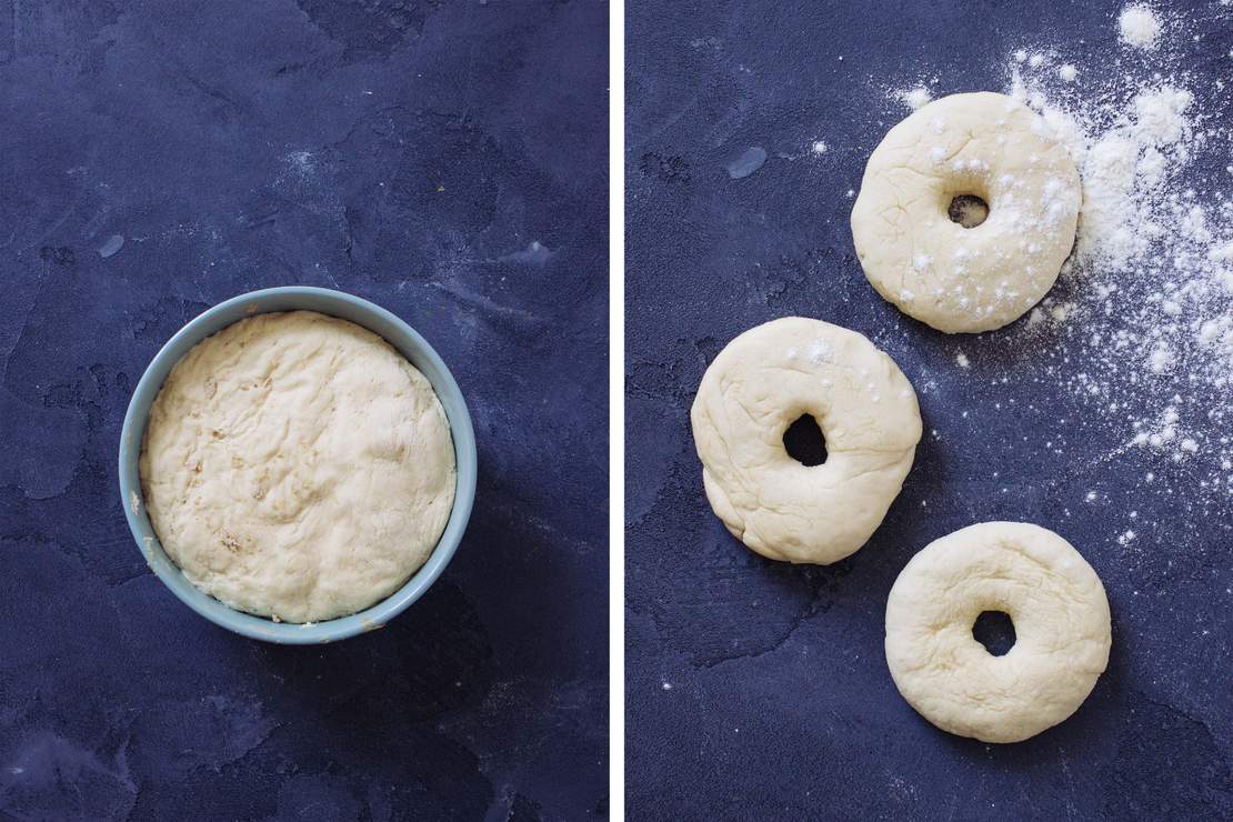 R193 Amerikanische Bagel mit veganem Cream Cheese