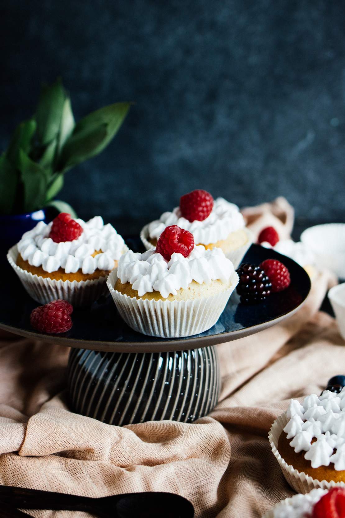 R161 Vegan, Stuffed Raspberry Muffins