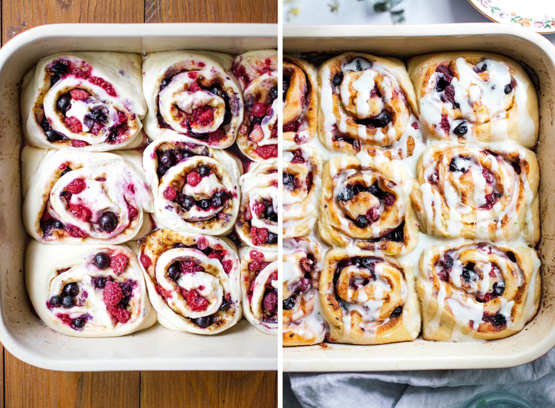 R22 Vegan berry rolls with cardamom