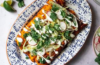 Enchiladas with Vegan “Minced Meat“ Filling