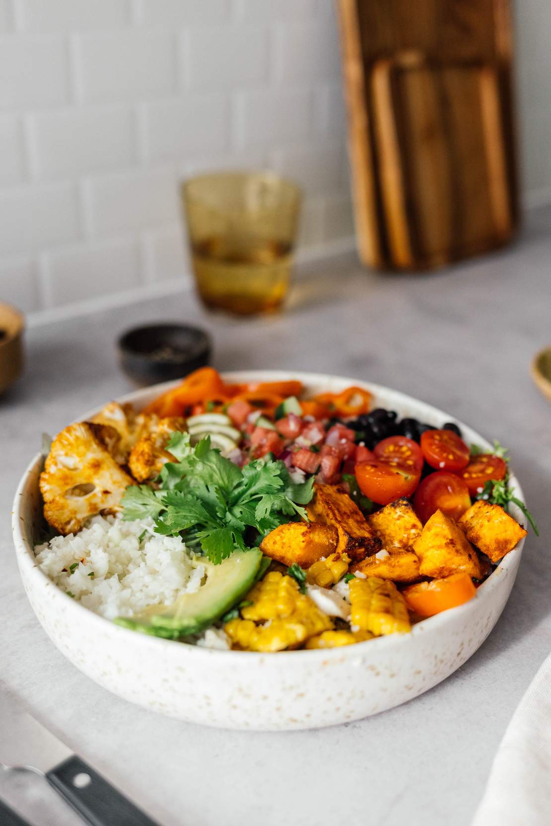 R757 Summery Burrito Bowl with Watermelon Salsa