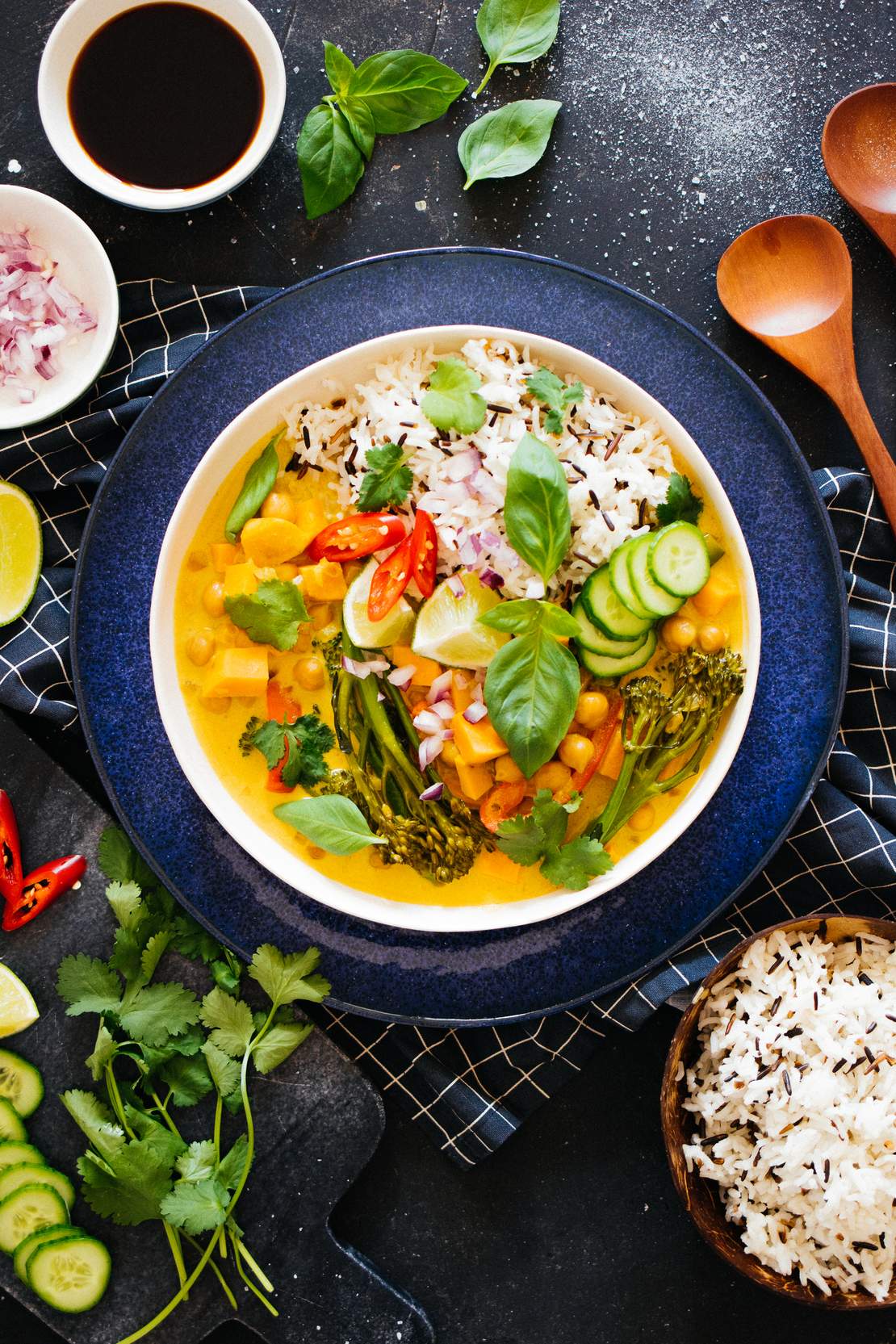 R558 Yellow Veggie Curry with Rice