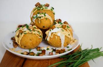 Vegan Fried Potato Balls