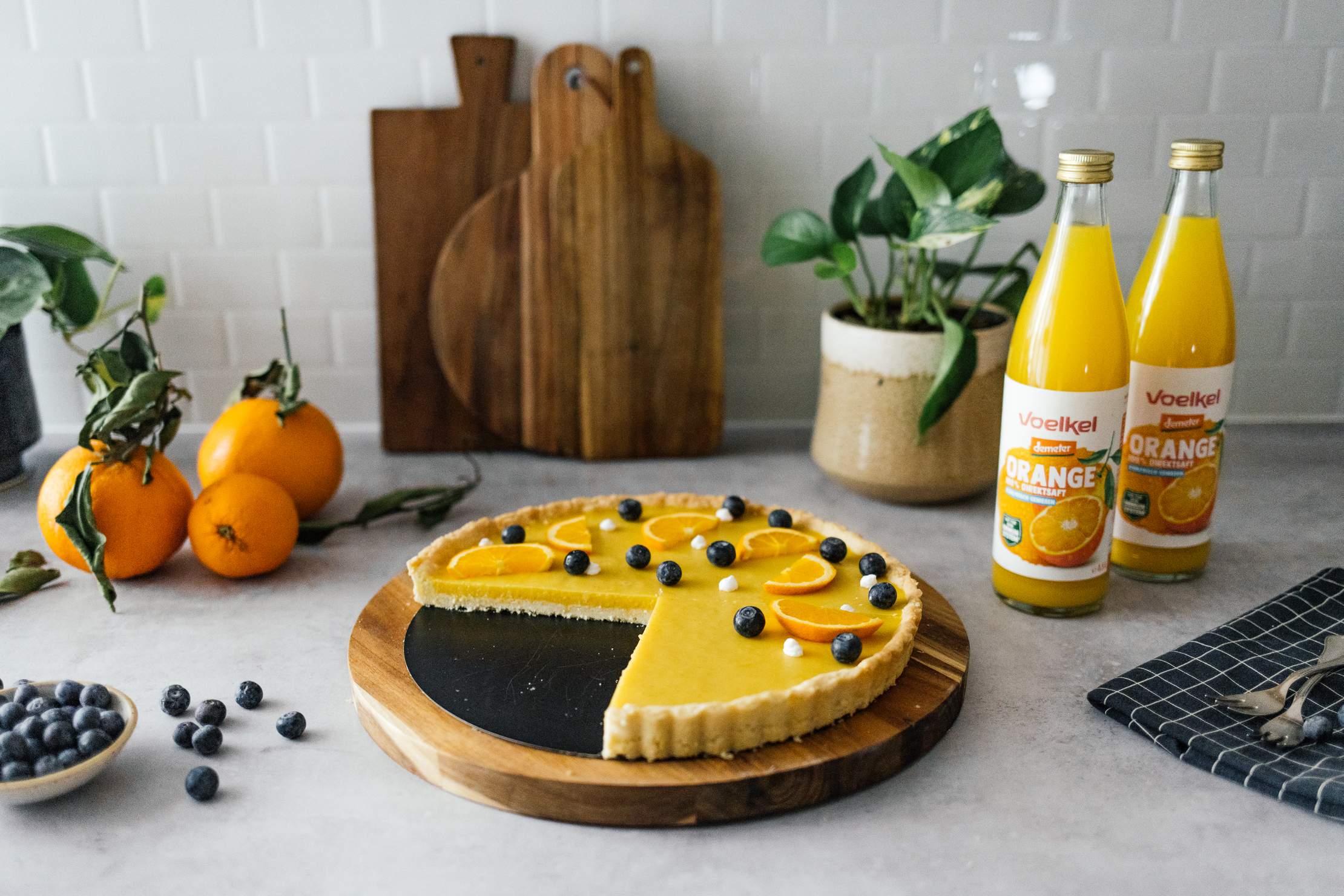 Simple Vegan Orange Tart | Recipe | Cake - Zucker&amp;Jagdwurst