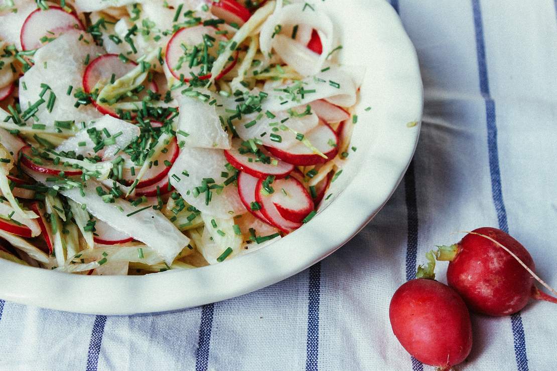 R89 Radish salad with fennel