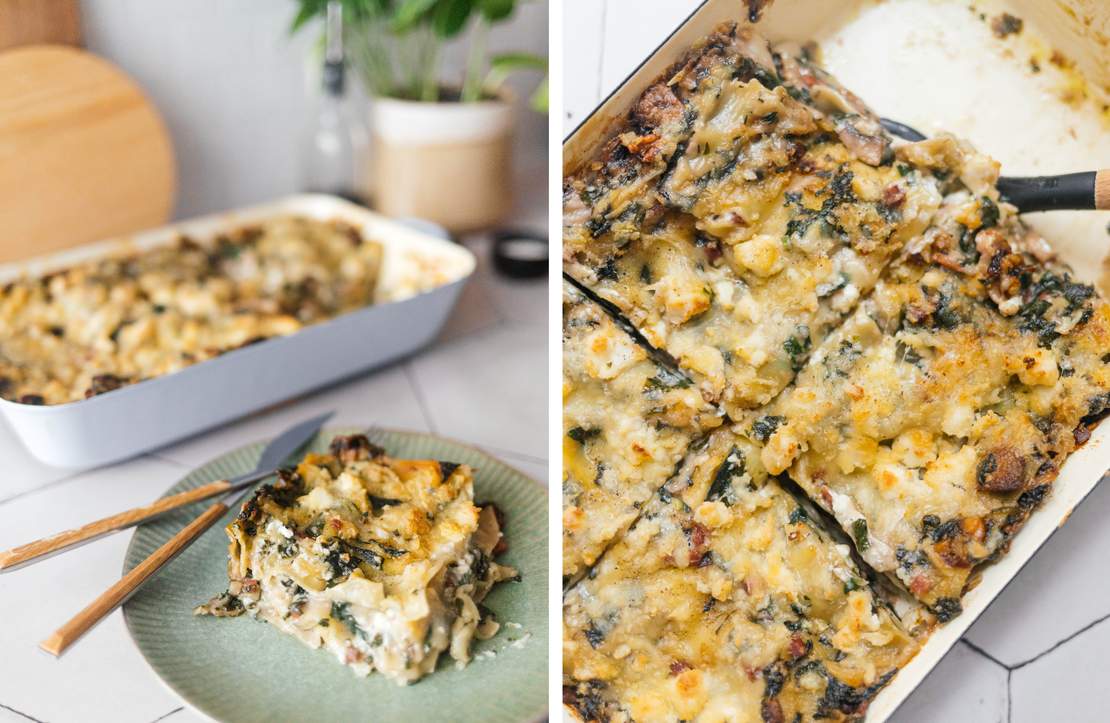 R817 Vegan Spinach Lasagna