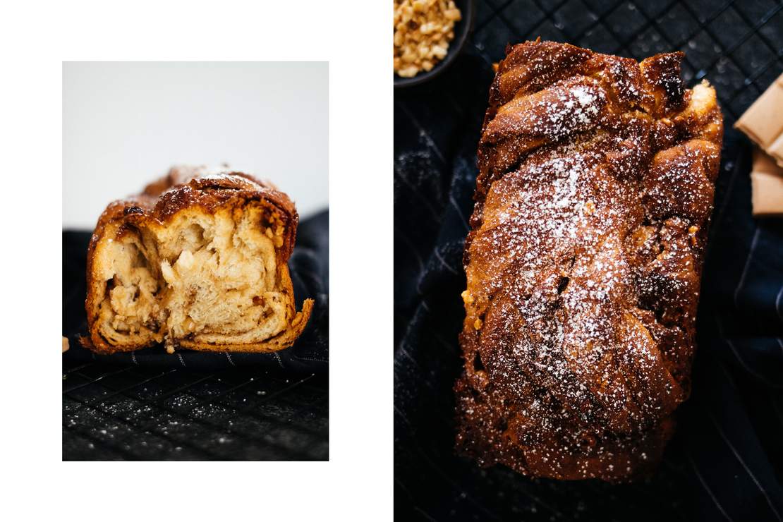 R444 Vegane Babka mit Nougat & Haselnuss