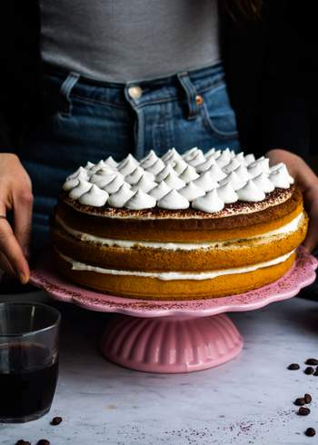 Vegan Tiramisu Cake