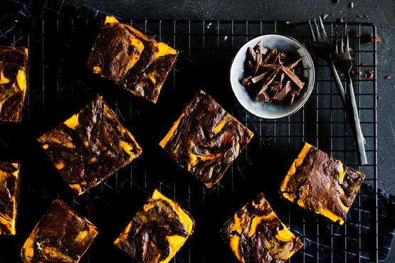 Vegane Kürbisbrownies - Zucker&amp;Jagdwurst