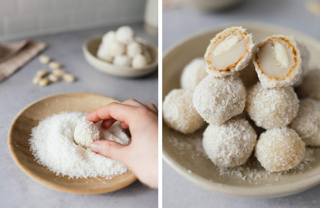 R767 Vegan Raffaello (Coconut-Almond Truffles)