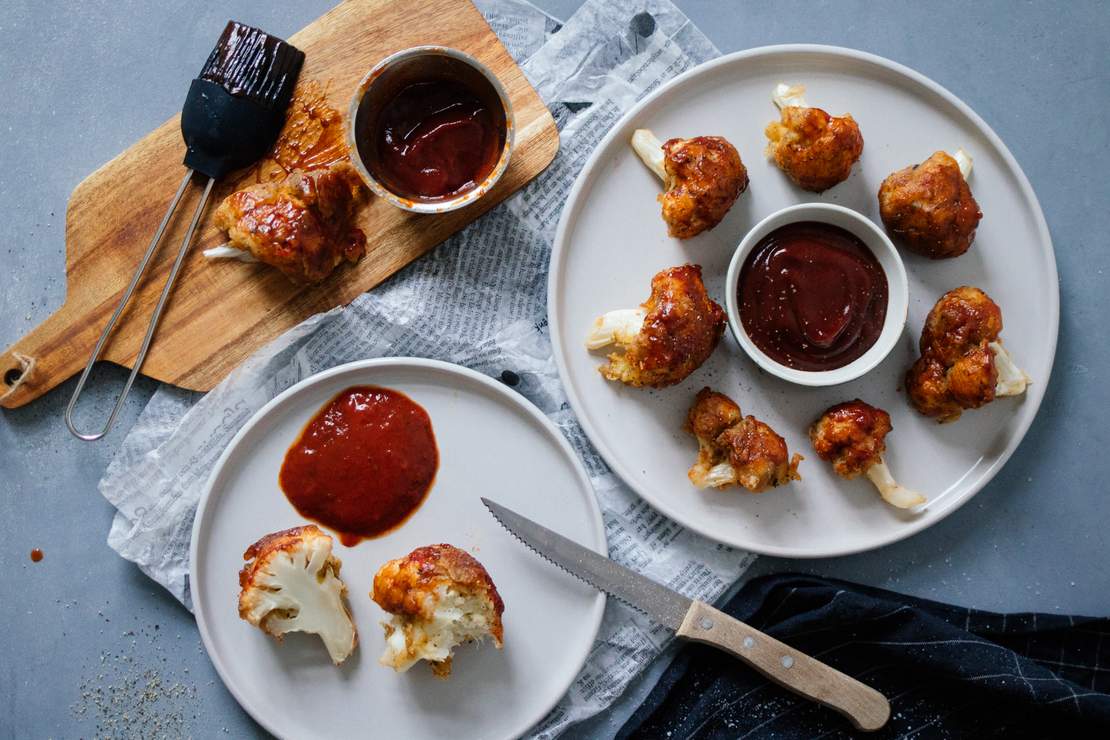 R154 Vegan Buffalo Cauliflower Wings