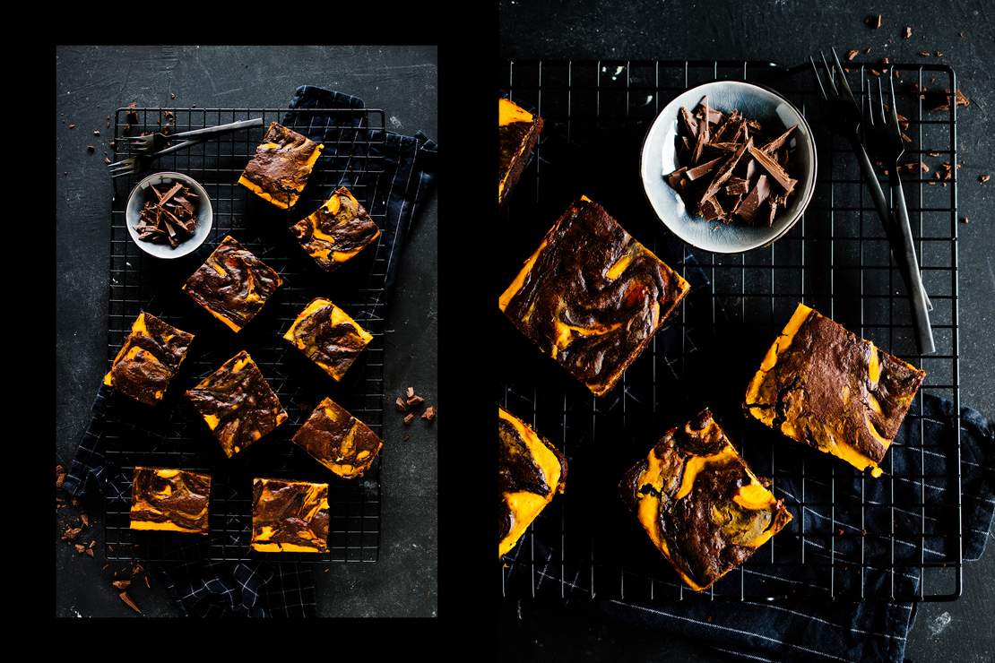 R569 Vegane Kürbis-Brownies